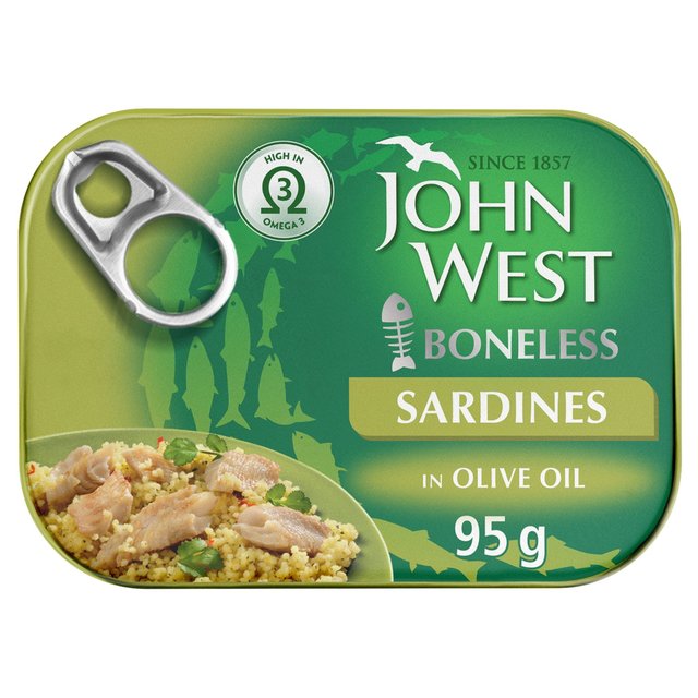 John West Boneless Sardines in Olive Oil, 95g