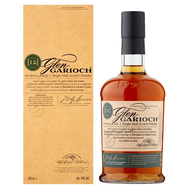 Glen Garioch 12 Year Old Sing Malt Scotch Whisky, 70cl