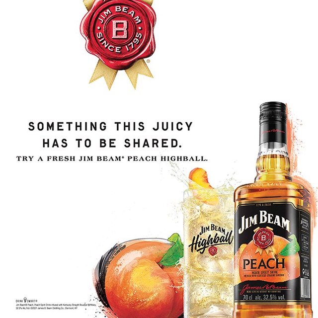 Jim Beam Peach Kentucky Bourbon Whiskey