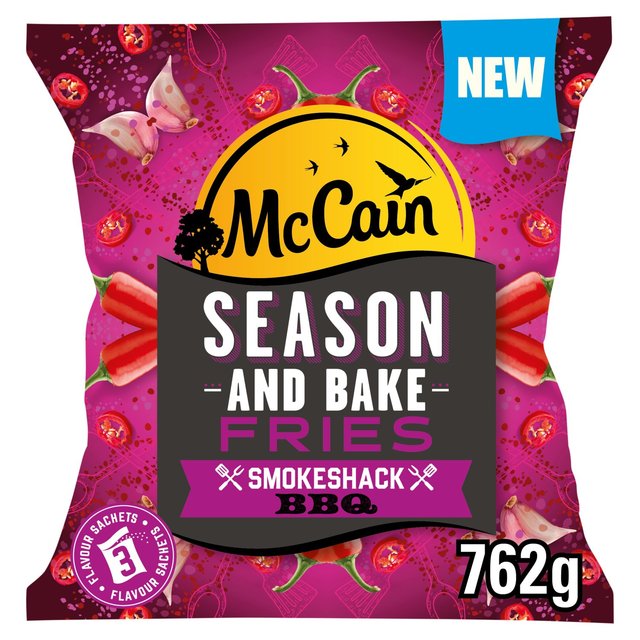 McCain Season and Bake Fries Smoke Shack BBQ, 762g