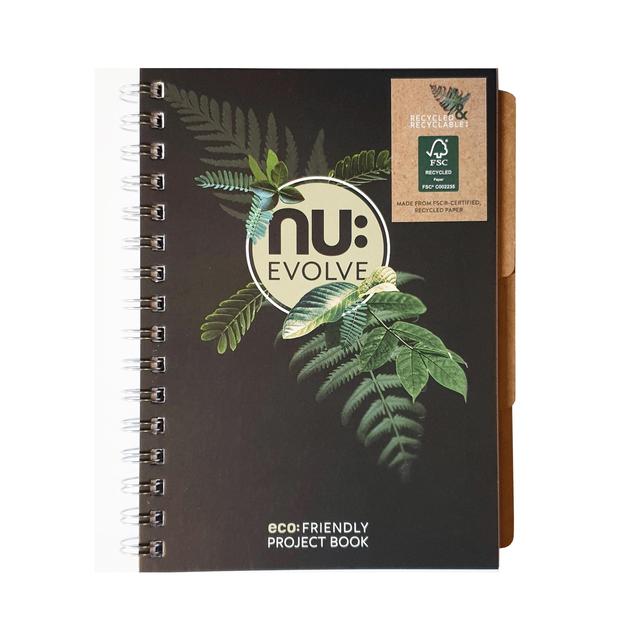 Nuco Nu Evolve A5 Recycled Project Book, 150 pgs