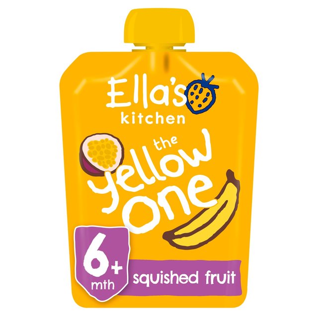 Ella’s Kitchen The Yellow One Smoothie Multipack Baby Food Pouch 6+ Months, 90g