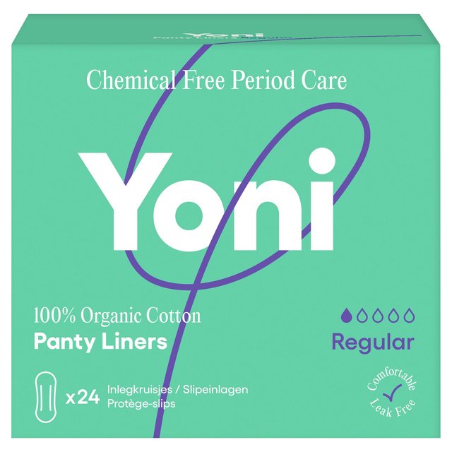 Yoni Organic Panty Liners, 24 Per Pack
