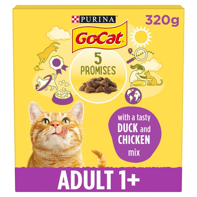 Go-Cat Chicken & Duck Dry Cat Food, 320g