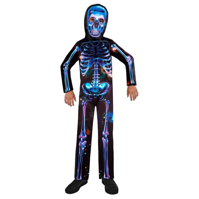 Amscan Sustainable Neon Skeleton Halloween Costume 6-8 Years