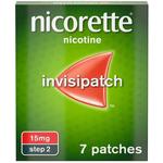 Nicorette Invisi Patch Step 2, 15 mg, 7 Patches (Stop Smoking Aid)