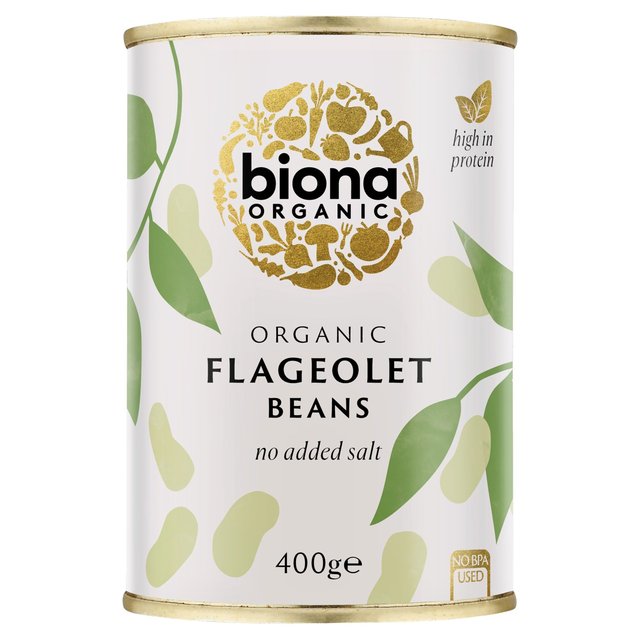 Biona Organic Flageolet Beans, 400g