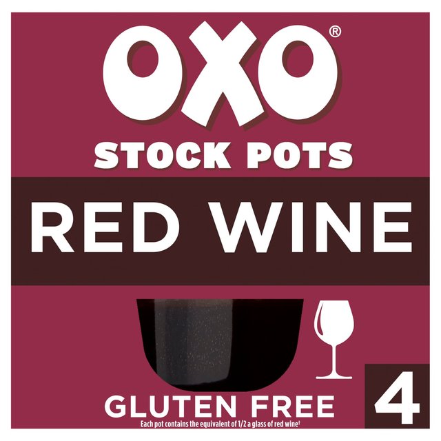 Oxo Red Wine Stock Pot, 4 x 80g