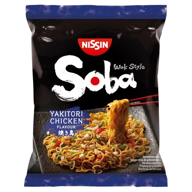 Nissin Soba Fried Noodles Yakitori Chicken, 110g