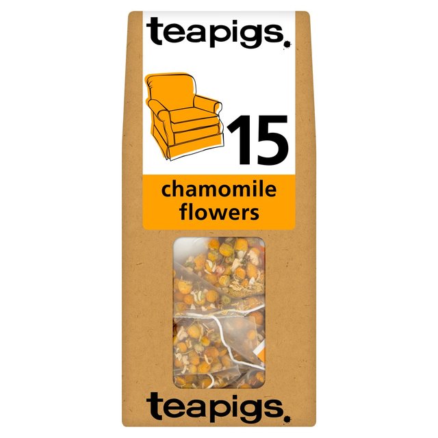Teapigs Chamomile Flowers Tea Bags, 15 Per Pack