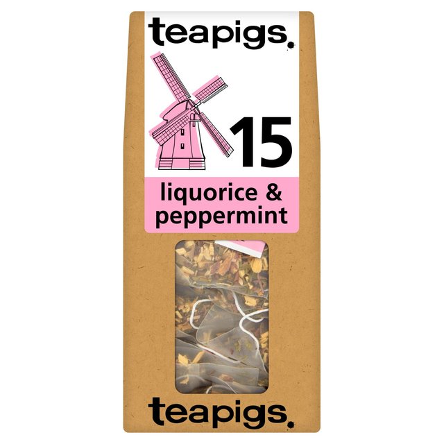 Teapigs Liquorice & Peppermint Tea Bags, 15 Per Pack