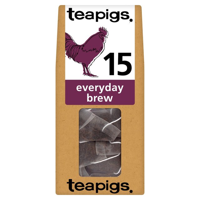 Teapigs Everyday Brew Tea Bags, 15 Per Pack
