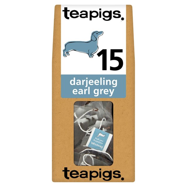 Teapigs Darjeeling Earl Grey Tea Bags, 15 Per Pack