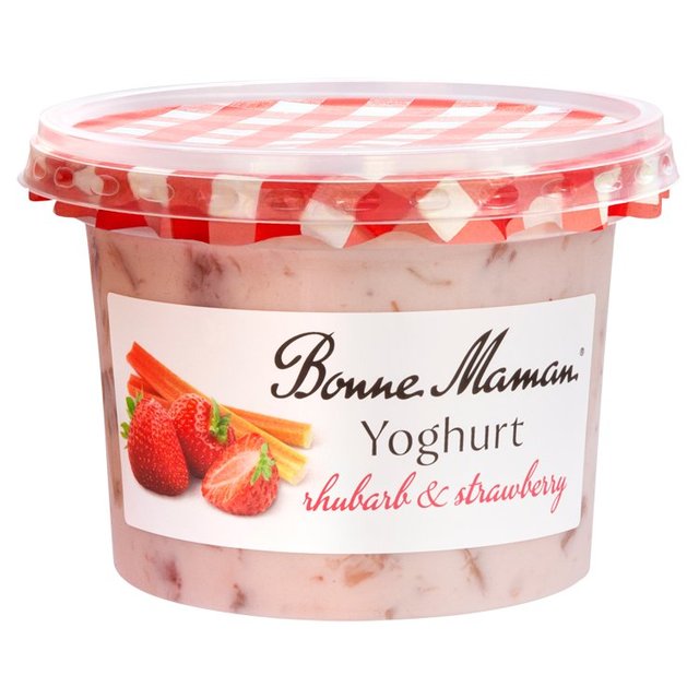 Bonne Maman Strawberry & Rhubarb Yoghurt, 450g