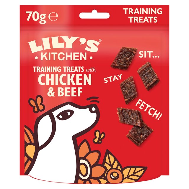 Lily’s Kitchen Chicken & Beef Training Treats for Dogs, 70g