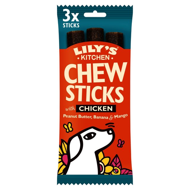 Lily’s Kitchen Chew Sticks With Chicken for Dogs, 120g