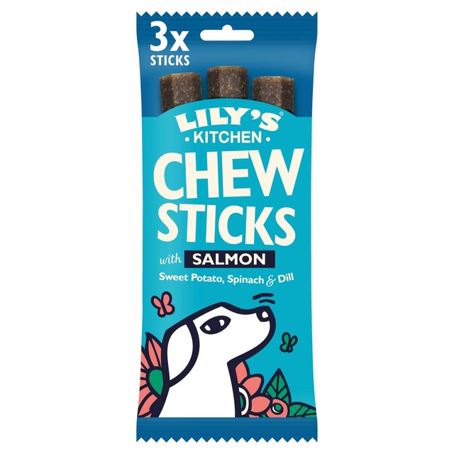 Lily’s Kitchen Chew Sticks With Salmon for Dogs, 120g