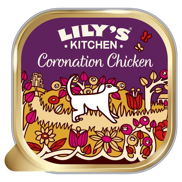 Lily’s Kitchen Coronation Chicken Tray for Dogs, 150g
