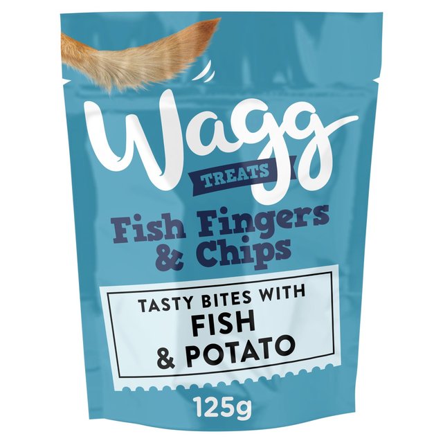 Wagg Fish Fingers & Chips Dog Treats, 125g