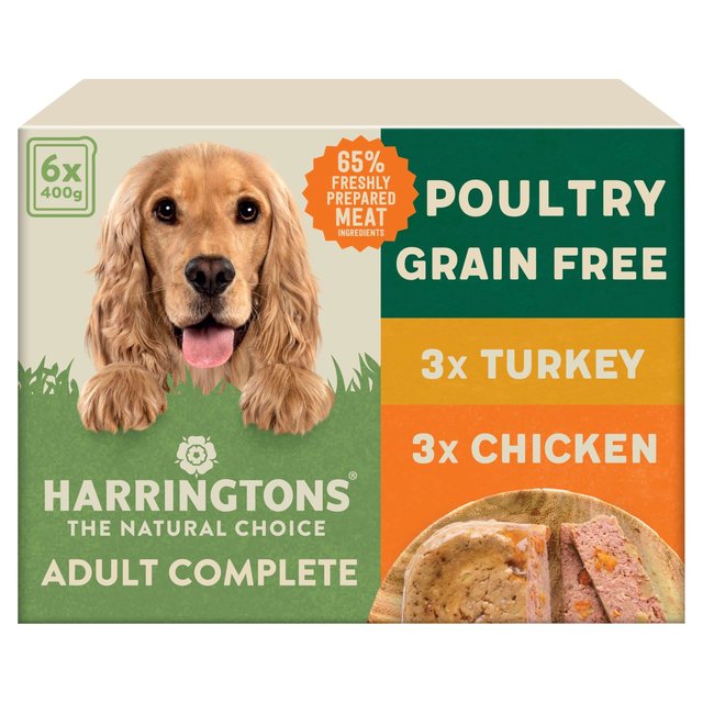 Harringtons Mixed Poultry Wet Dog Food, 6 x 400g
