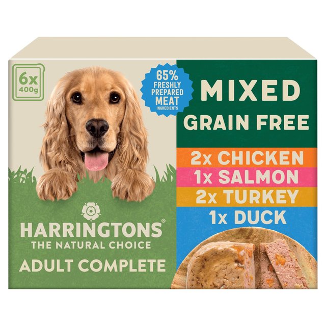 Harringtons Mixed Flavours Wet Dog Food, 6 x 400g