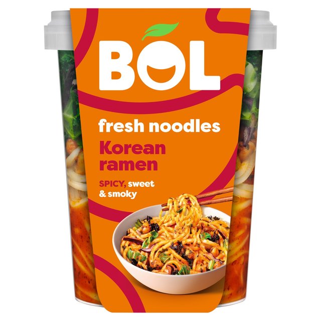 BOL Korean Chilli Fresh Noodles, 345g