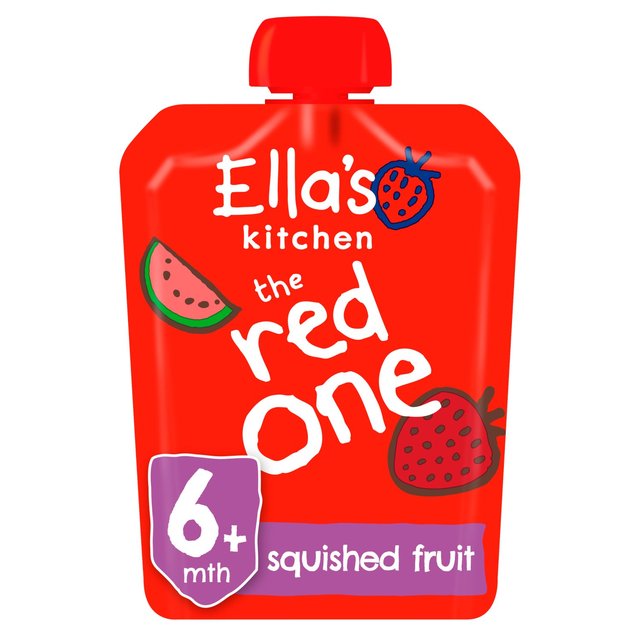 Ella’s Kitchen The Red One Smoothie Baby Food Pouch 6+ Months, 90g
