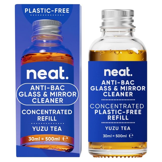 Neat Anti-Bac Glass Cleaner Refill Concentrate Yuzu Tea, 30ml
