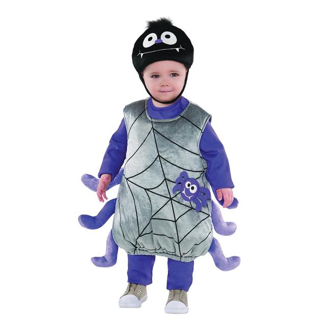 Amscan 36x29x2cm Blue Itsy Bitsy Spider Tabard With Legs, Hat & Detail, 1-2 Years