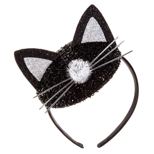 Premier Decorations Halloween Tinsel Cat Headband
