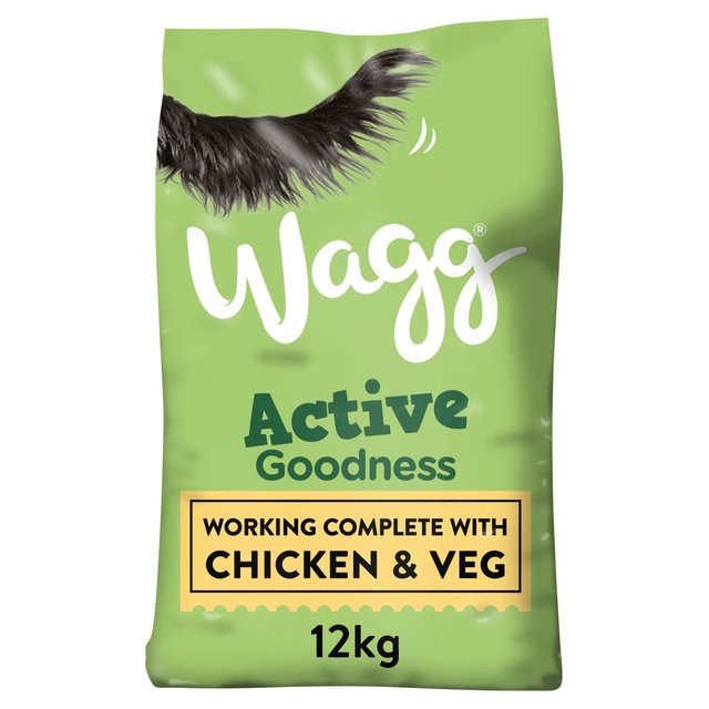 Wagg Active Goodness Chicken & Veg Dry Dog Food, 12kg