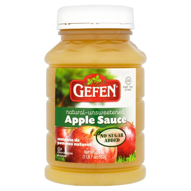 Gefen Natural Unsweetened Apple Sauce, 652g