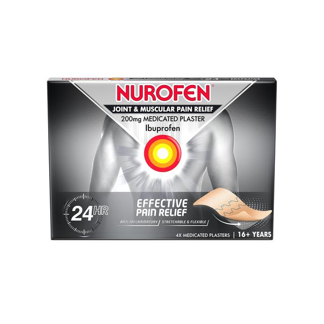 Nurofen Joint & Muscular Pain Relief Ibuprofen Plasters, 2 Per Pack