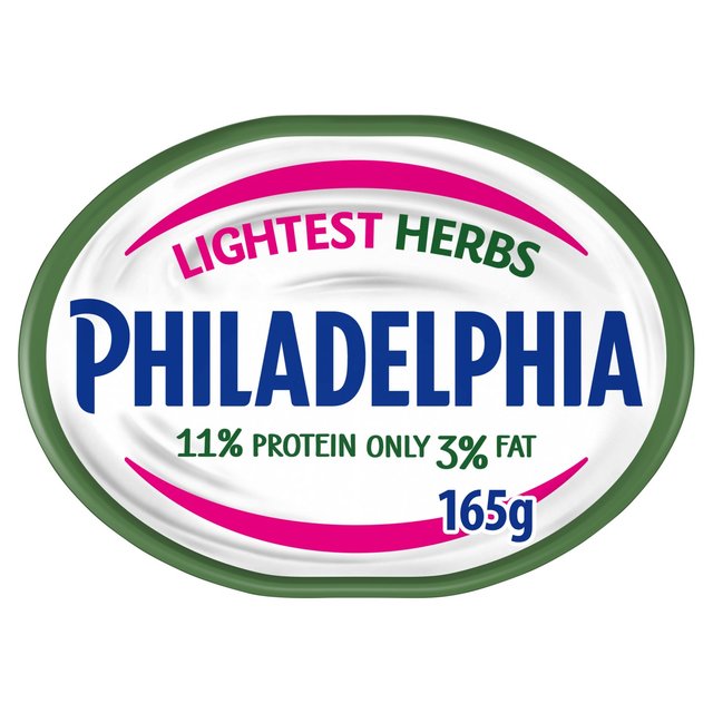 Philadelphia Lightest Herbs Soft Cheese, 165g