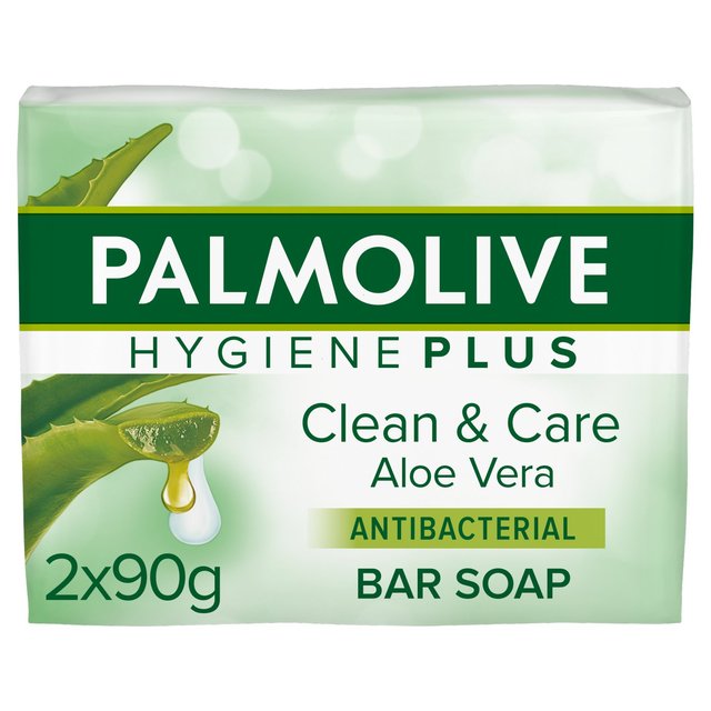Palmolive Hygiene Plus Aloe Vera Bar Soap, 2 x 90g