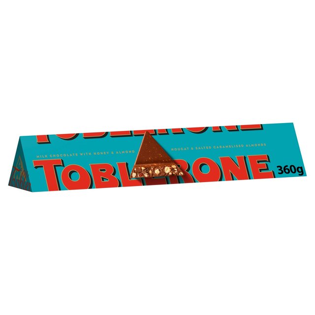 Toblerone Crunchy Almonds Chocolate Bar, 360g