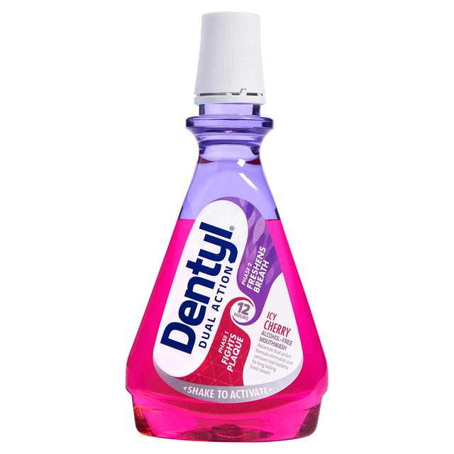 Dentyl Dual Action CPC Mouthwash Icy Cherry, 500ml
