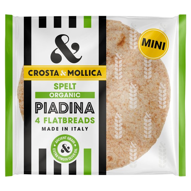 Crosta & Mollica Mini Spelt Piadina Organic, 100g