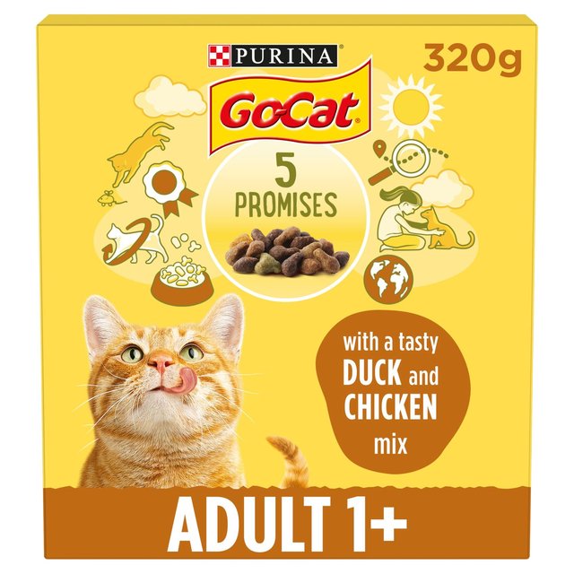 Go-Cat Turkey, Chicken & Veg Dry Cat Food, 320g