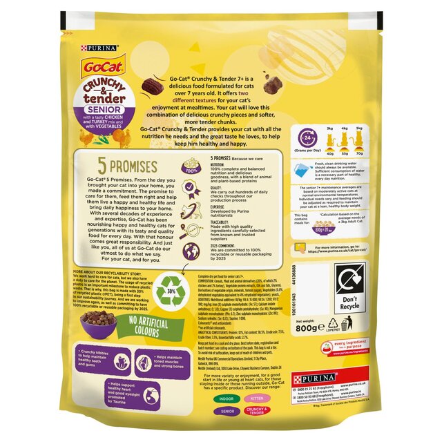 Purina go cat crunchy and sales tender