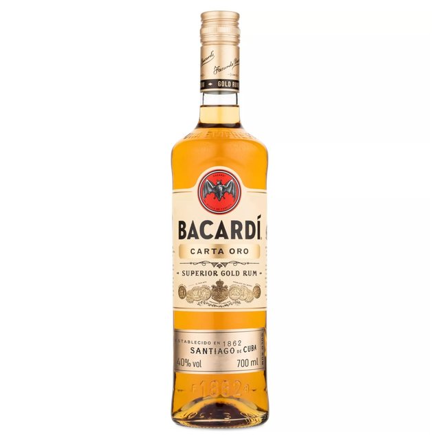 Bacardi Carta Oro Gold Rum, 70cl