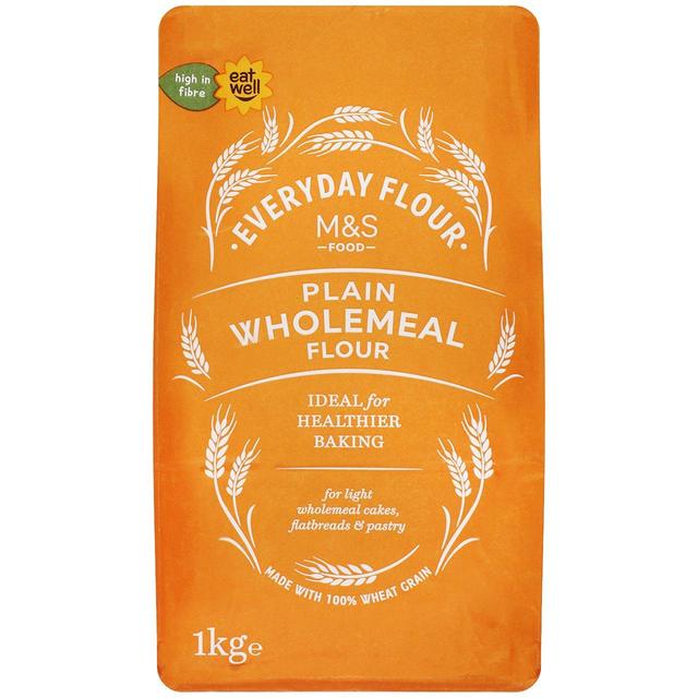 M & S Plain Wholemeal Flour, 1kg