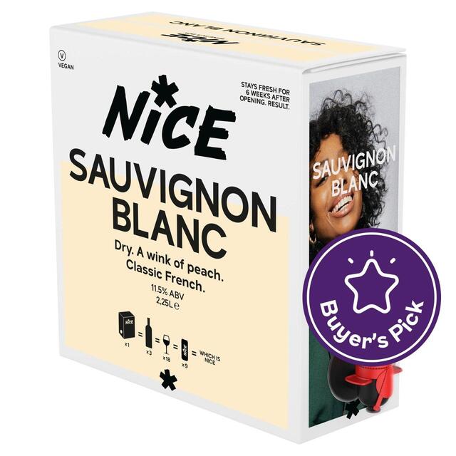 Nice French Sauvignon Blanc Bag in Box, 2.25L