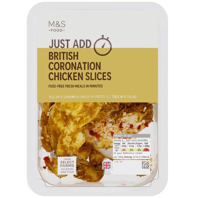 M & S Coronation Chicken Slices, 120g