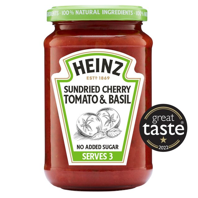 Heinz Cherry Tomato & Basil Pasta Sauce, 350g