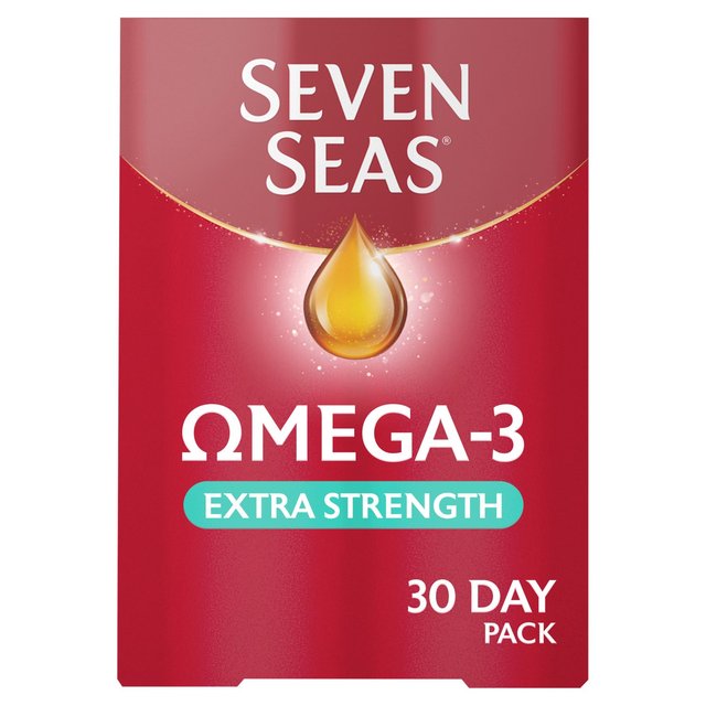 Seven Seas Omega-3 Fish Oil Extra Strength With Vitamin D 30 Capsules, 30 per Pack