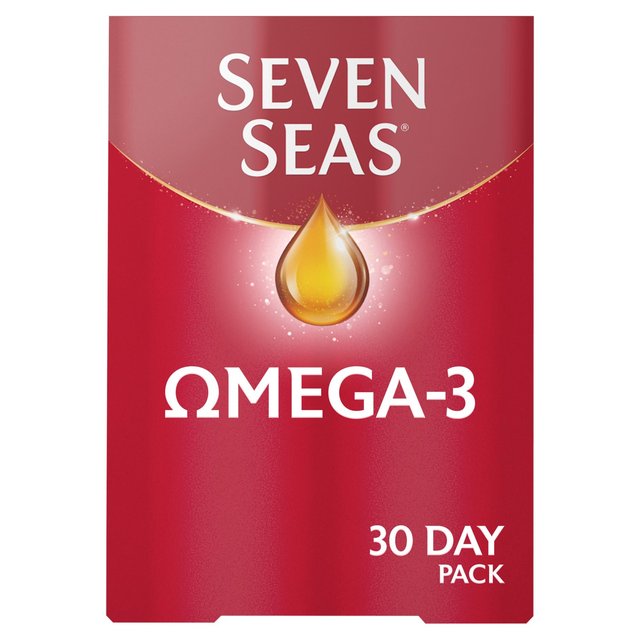Seven Seas Omega-3 Fish Oil With Vitamin D 30 Capsules, 30 per Pack