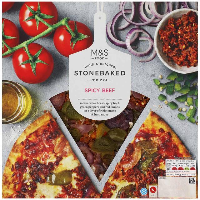 M & S Spicy Beef Pizza, 304g