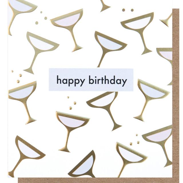 Caroline Gardner Happy Birthday Cocktails Card