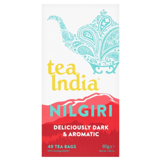 Tea India Nilgiri, 40 Per Pack